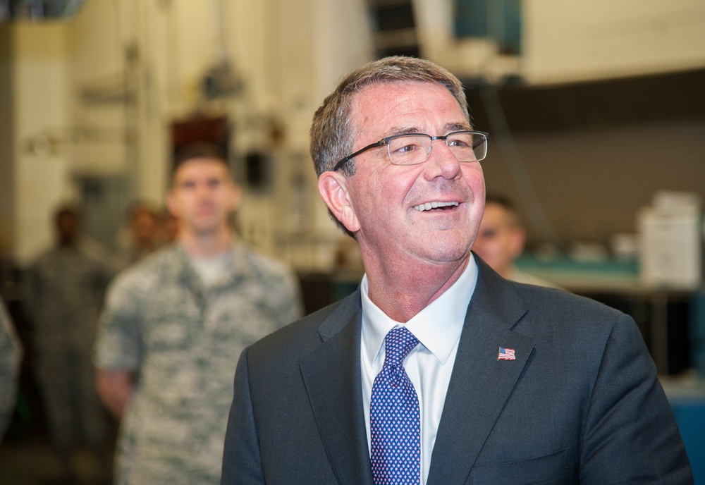 Secretary of Defense visits Minot