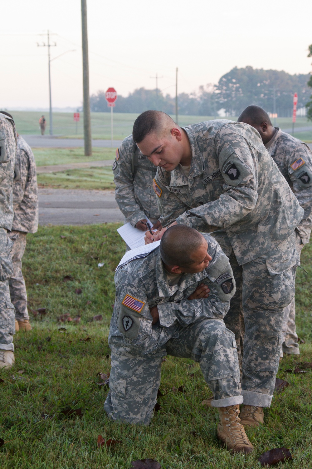 Soldiers march toward resiliency