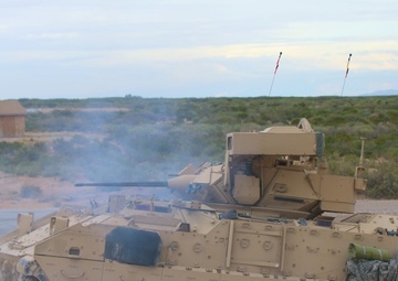 With ultimate talent, concentration Cav scouts conduct section gunnery