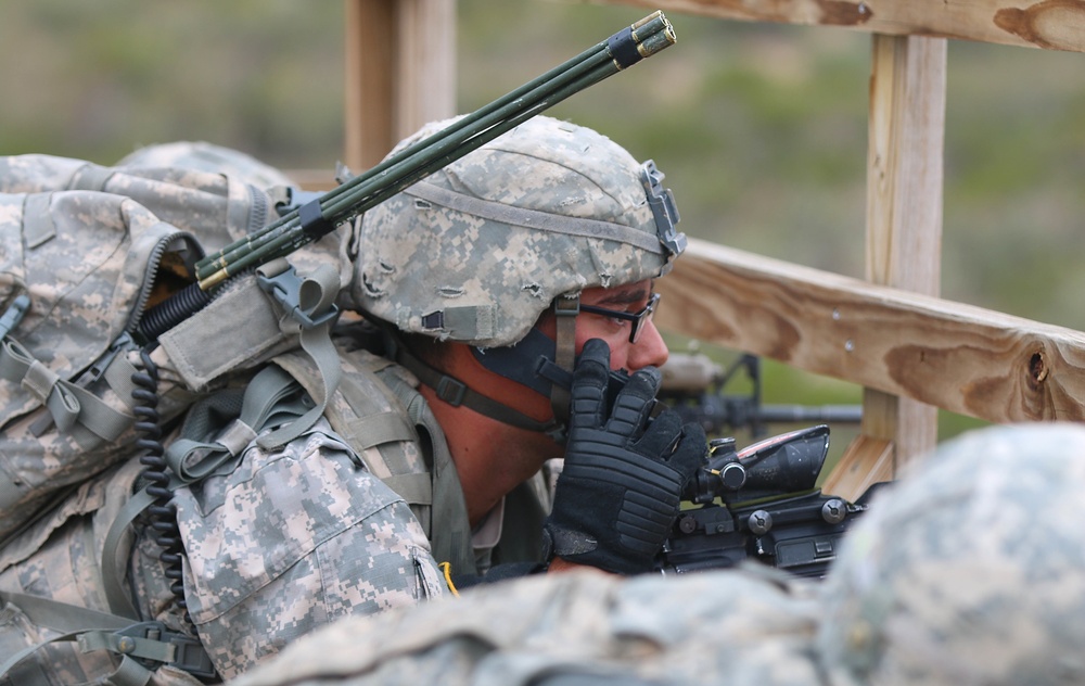 With ultimate talent, concentration Cav scouts conduct section gunnery