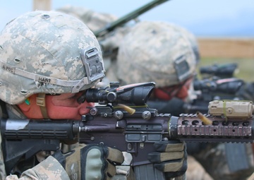 With ultimate talent, concentration Cav scouts conduct section gunnery
