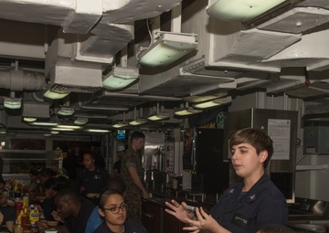 Bonhomme Richard Sailors are Issued Gas Masks for Training