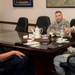 Former AMC Command Chief CMSgt. (ret.) Barron visits Travis AFB