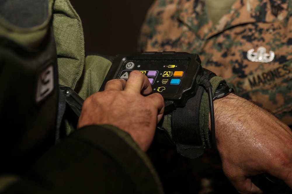 EOD Marines practice IED drills