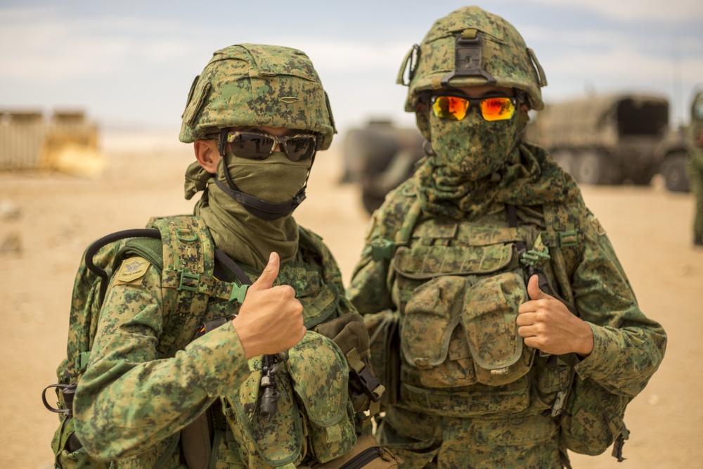 U.S. Marines and Singapore Armed Forces refine rifle and machine gun marksmanship