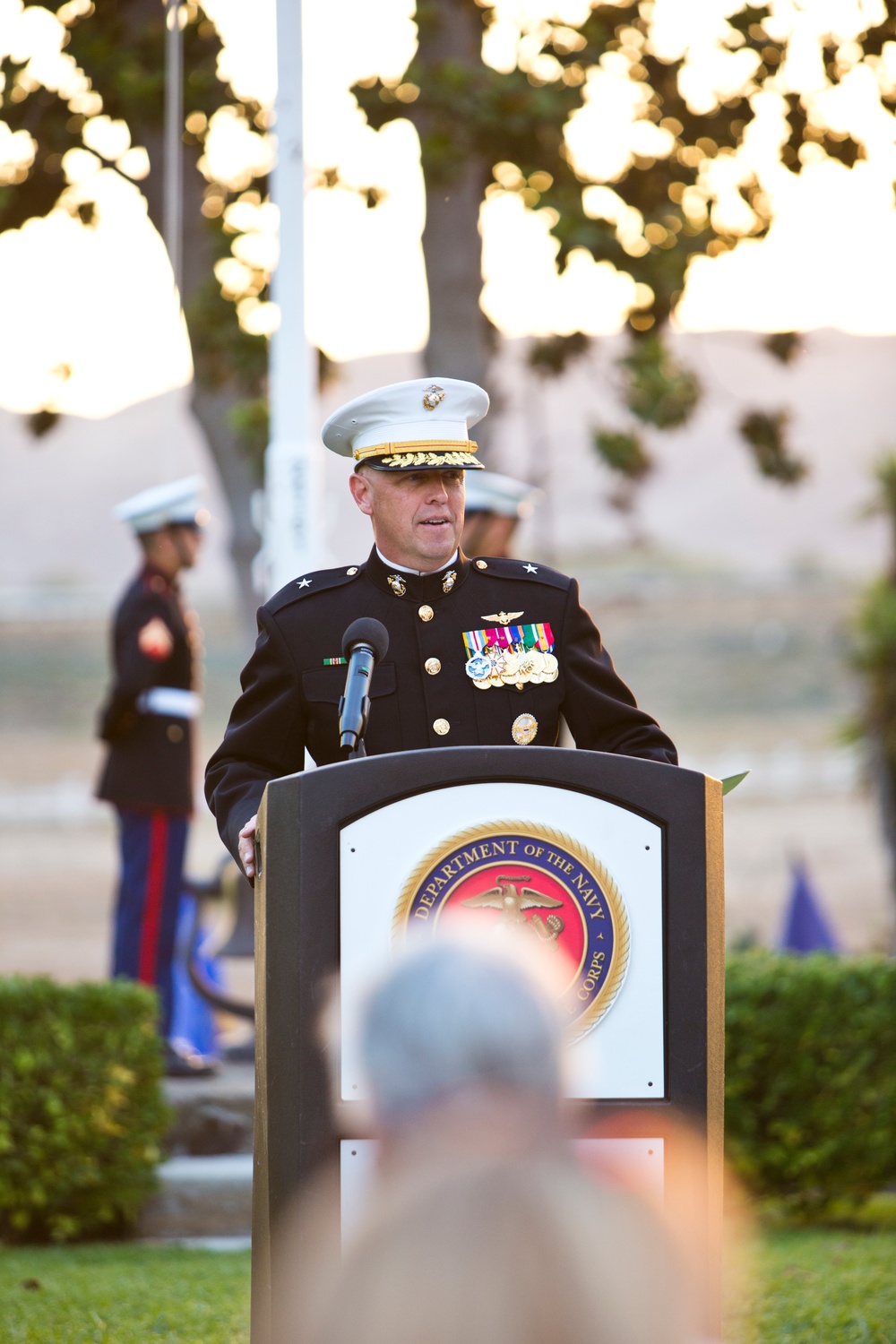 MCIWEST-MCB Commanding General's Evening Colors Ceremony