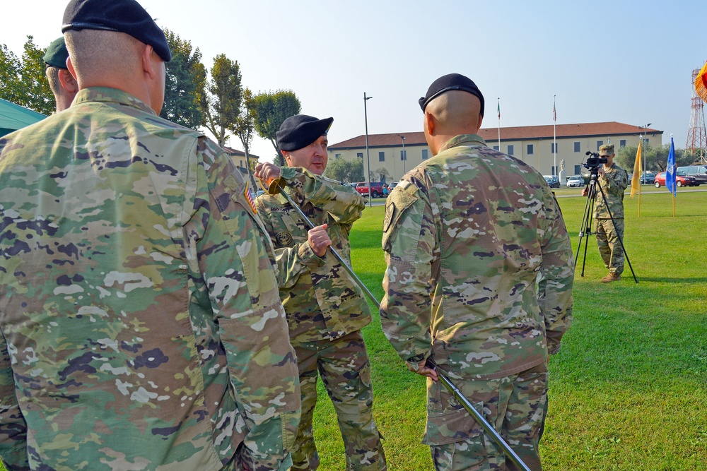 United States Army Garrison Italy Change of Responsibility Ceremony