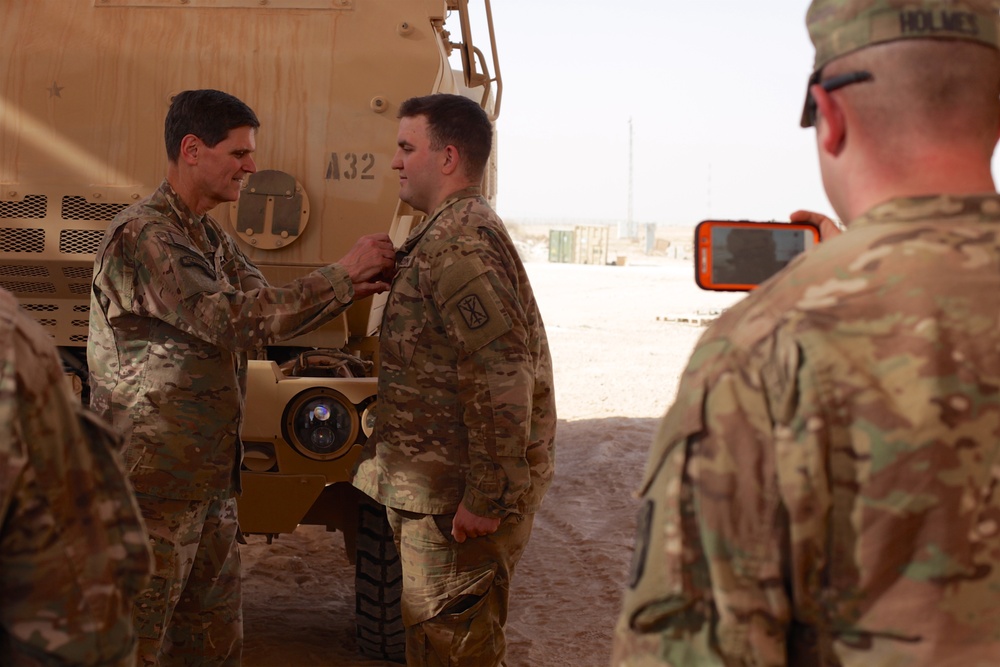 CENTCOM commander visits Al Asad