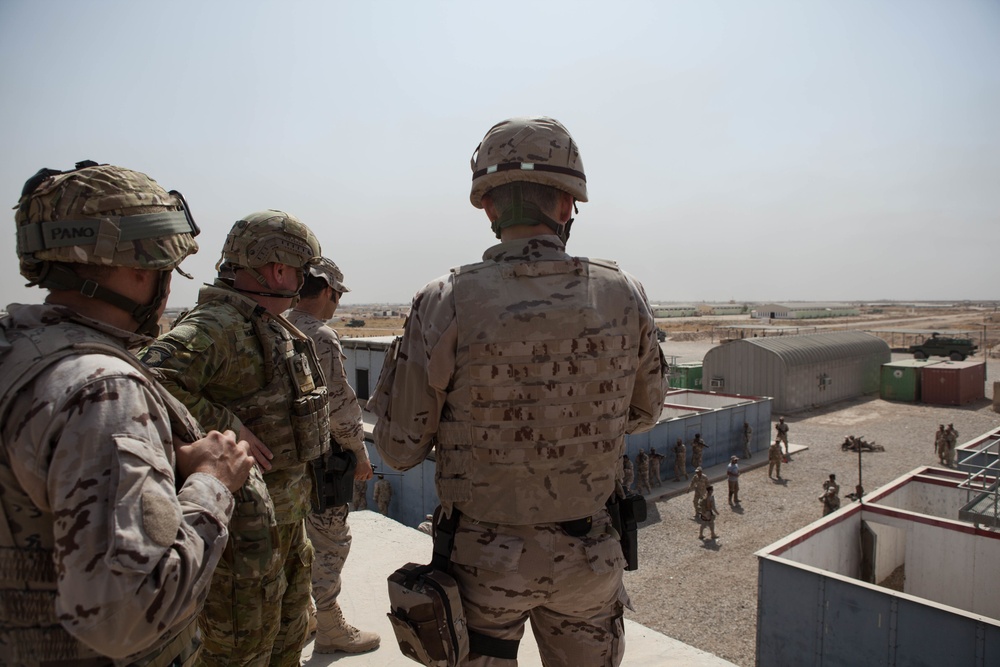 Australian brigadier visits Besmaya