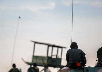 Romanian tanks support multinational exercise