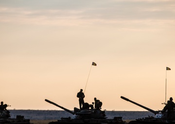 Romanian tanks support multinational exercise