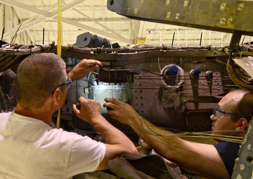 B-52H, 61-0007, 'Ghost Rider' undergoes programmed depot maintenance at Tinker AFB, Okla.