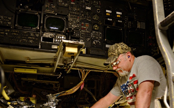 B-52H, 61-0007, 'Ghost Rider' undergoes programmed depot maintenance at Tinker AFB, Okla.