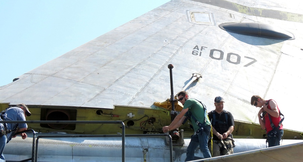 B-52H, 61-0007, 'Ghost Rider' undergoes programmed depot maintenance at Tinker AFB, Okla.