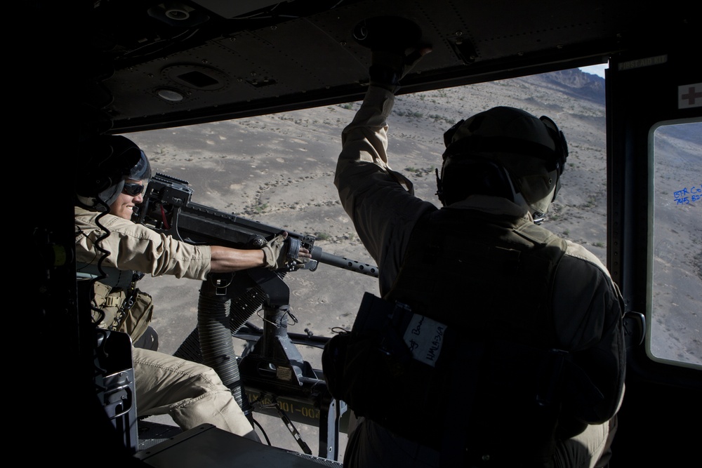 UH-1Y Venom Offensive Air Support Exercise