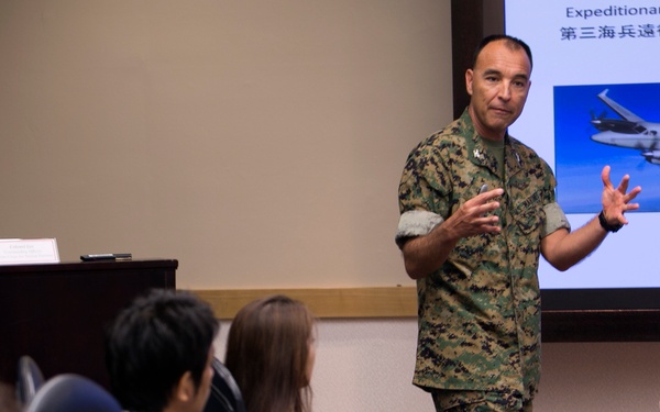 Okinawa JCI visits, learns about MCAS Futenma