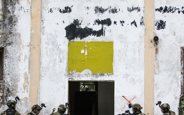 Navy Seals train with Greek SOF