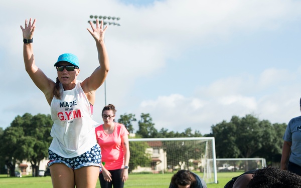 JBSA members participate in Camp Gladiator