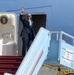 President Barack Obama departs Israel on board Air Force 1 after leading the U.S. delegation to the funeral of former Israeli President Shimon Peres, Ben Gurion International Airport, September 30, 2016