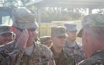 194th Engineer Brigade Promotes Soldiers during Operation Resolute Castle 2016