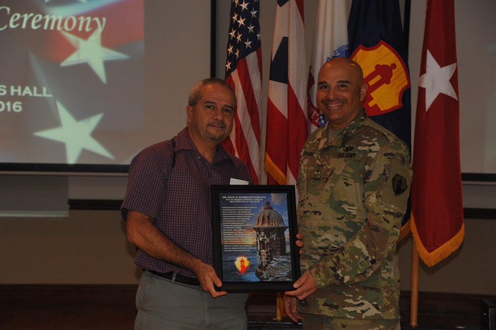 1st Mission Support Command Civilian Awards Ceremony 2016