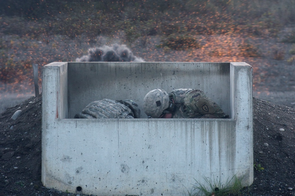 Geronimo paratroopers throw live hand grenades