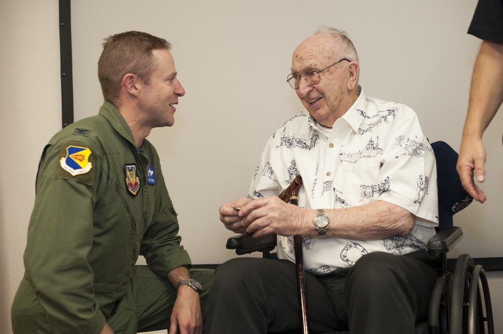 Pearl Harbor survivor visits 47th FS