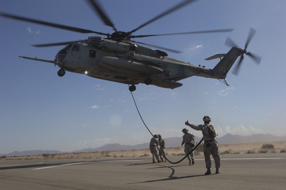 CH-53 Fast Rope Exercise