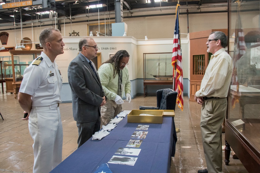 History alive today:Naval Support Activity Washington participates in artifact donation ceremony