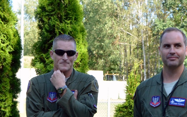 Lt. Gen. Ray visits 114th Fighter Wing at Lask Air Base Poland