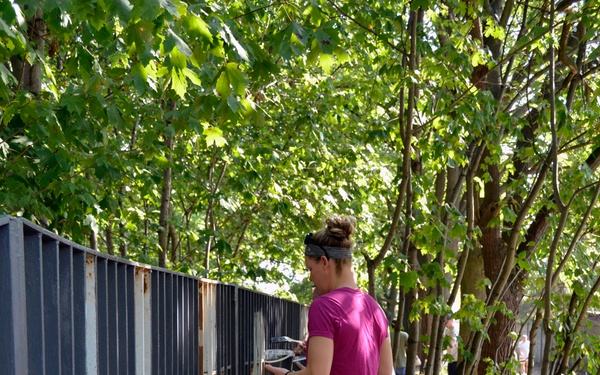 114th Fighter Wing volunteers in Lodz