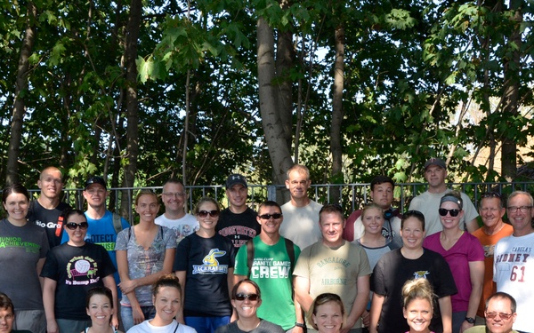 114th Fighter Wing volunteers in Lodz