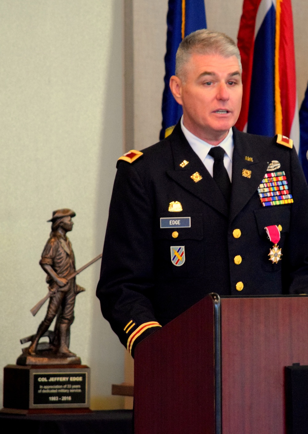 Col. Edge Retirement Remarks