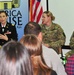Women in the military speak in Ukraine