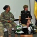 Women in the military speak in Ukraine