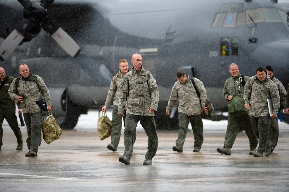 LtCol John Law Conducts Final Flight at 106th Rescue Wing