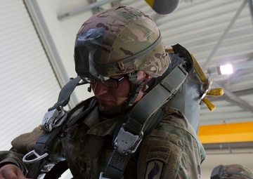 173rd Airborne Paratroopers Prepare for jump in Latvia