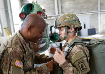 173rd Airborne Paratroopers Prepare for jump in Latvia