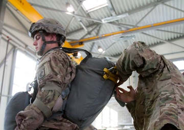173rd Airborne Paratroopers Prepare for jump in Latvia