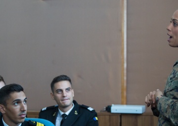 FET demonstrates capabilities to Mircea cel Bătrân Naval Academy students