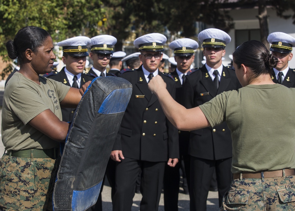 FET demonstrates capabilities to Mircea cel Bătrân Naval Academy students