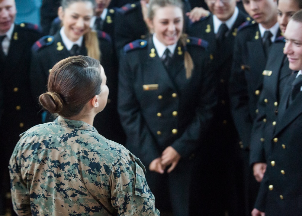 FET demonstrates capabilities to Mircea cel Bătrân Naval Academy students