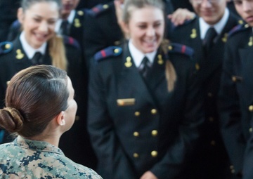 FET demonstrates capabilities to Mircea cel Bătrân Naval Academy students