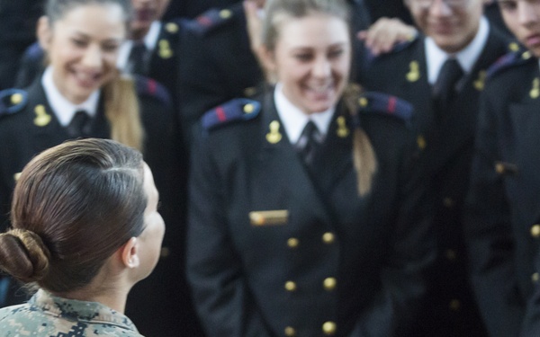 FET demonstrates capabilities to Mircea cel Bătrân Naval Academy students