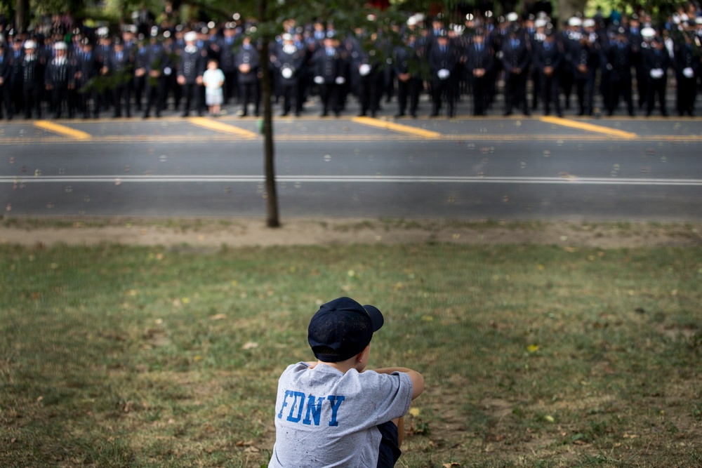 Quantico U.S. Marine Corps Band Performs in FDNY Memorial Ceremony