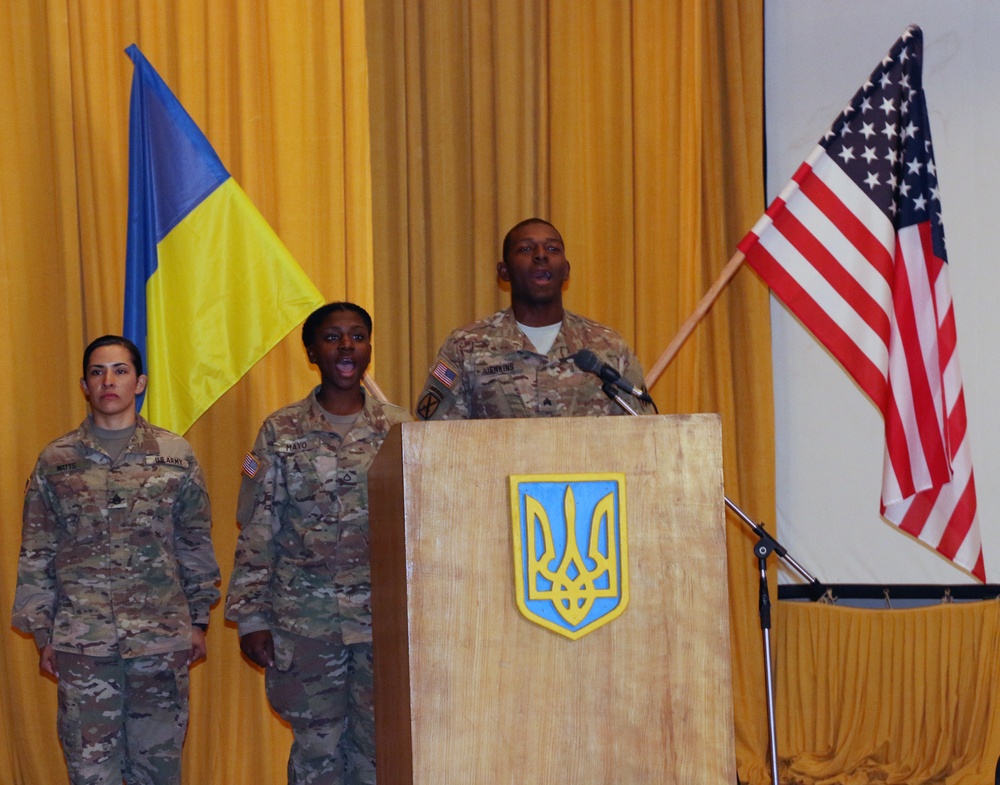 Mustangs hold NCO induction ceremony in Ukraine