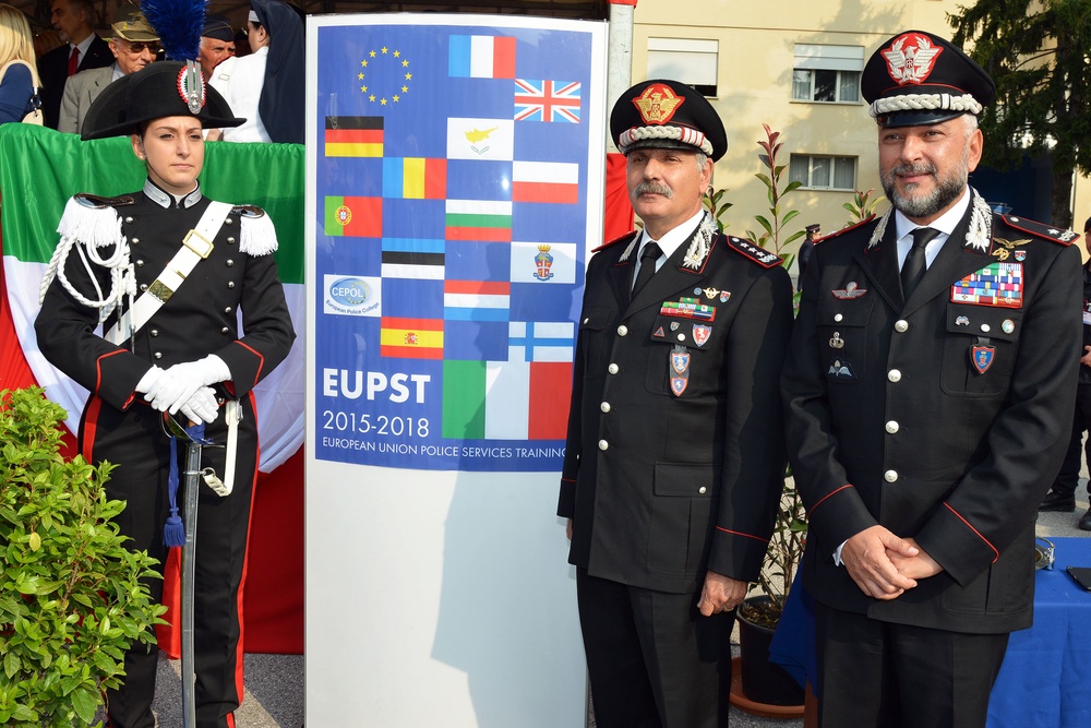 European Union Police Services Training (EUPST) 2015 - 2018 closing ceremony