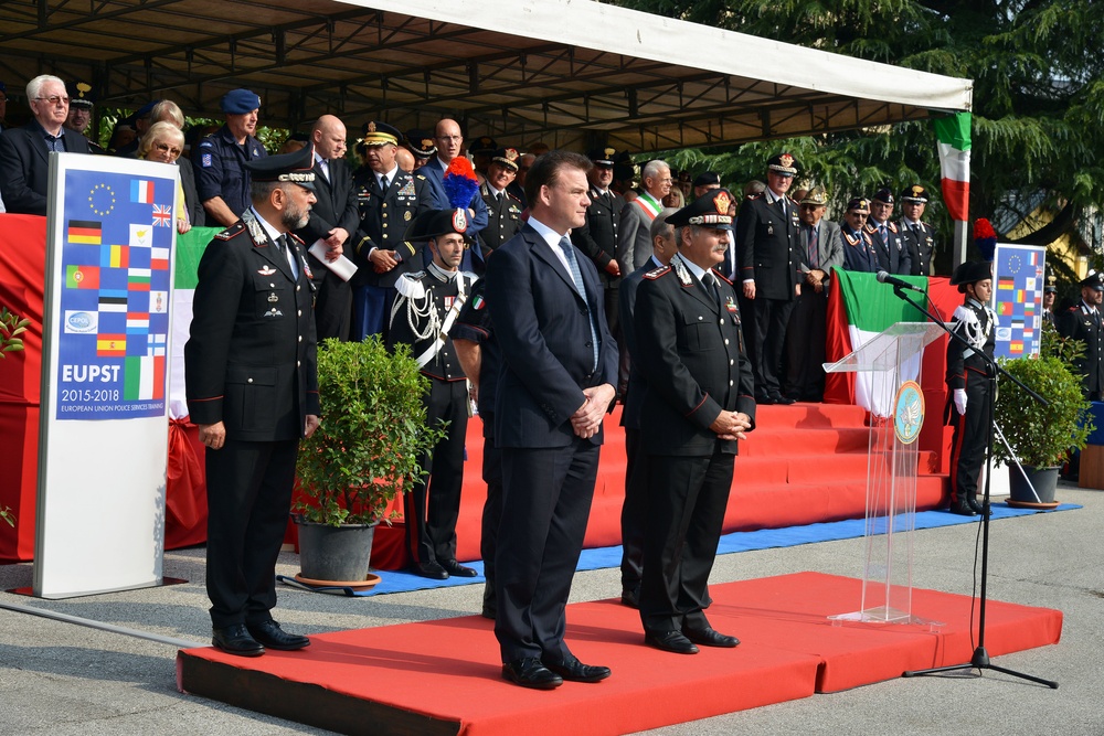 European Union Police Services Training (EUPST) 2015 - 2018 closing ceremony