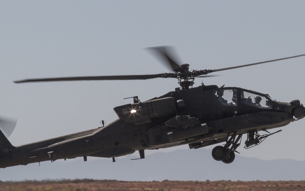 Apache over the Field