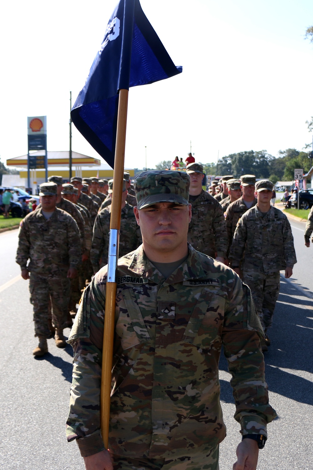 3ID Soldiers march in 13th Annual Wiregrass Festival